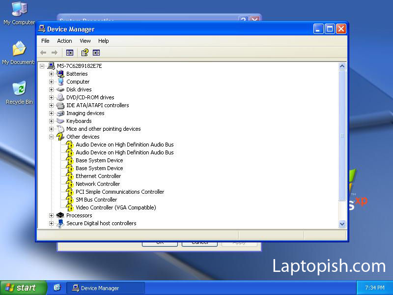 Windows XP with AHCI SATA drivers