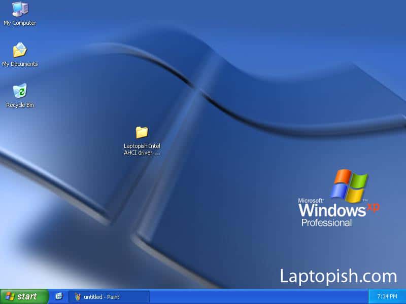 Windows XP with AHCI SATA drivers